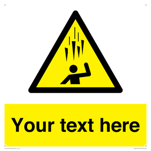 Custom Falling Ice sign